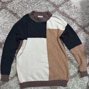 Cozy Colorblock Sweater
